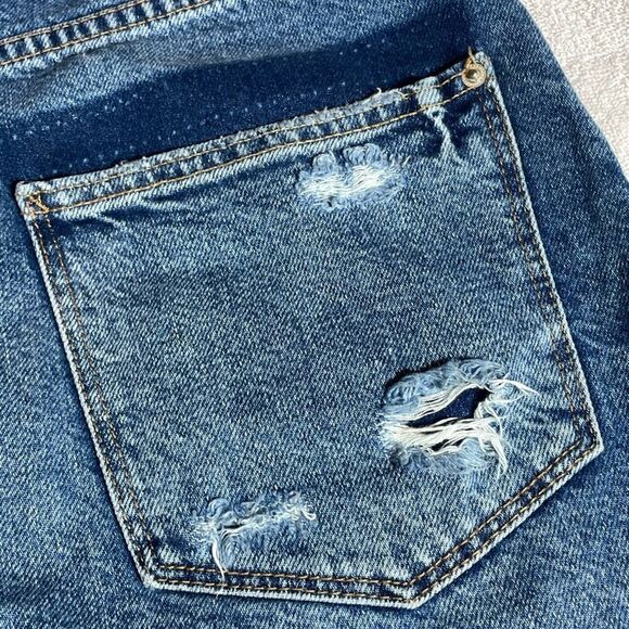 Zara Blue Denim Miniskirt Size L - Picture 13 of 15